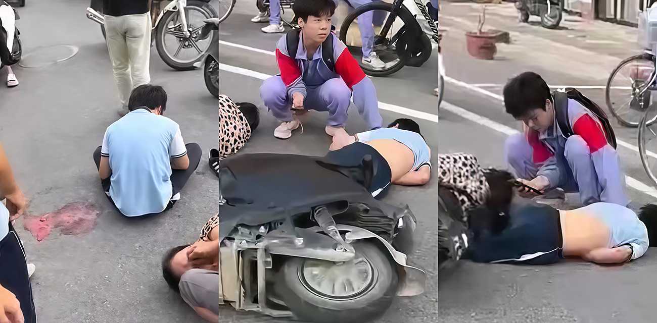 广东潮州沙溪镇 学生深夜惨烈车祸 一脸血惨状曝光 路人惊呼太恐怖