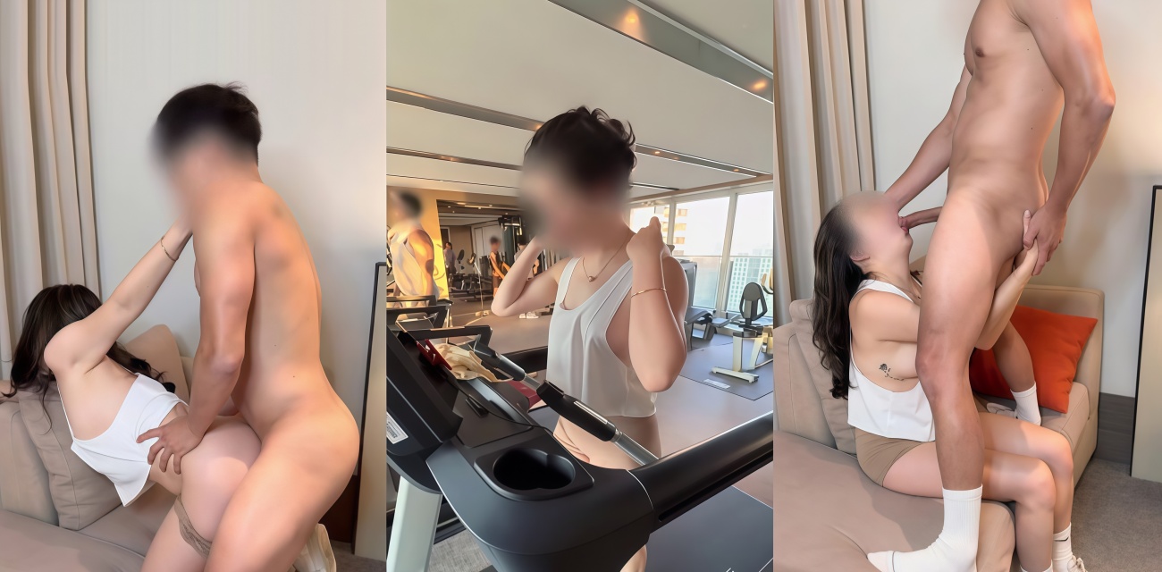 推特nina小蜜桃老师 健身完和学生家长约会 骚货还没进门就露出奶子