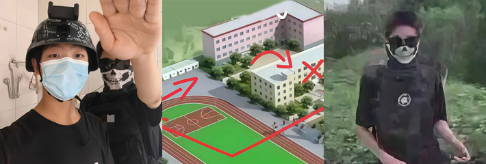 河北两位精神小伙上演校园袭击 被保安大叔呵斥退场 败走后竟登录游戏报复校园